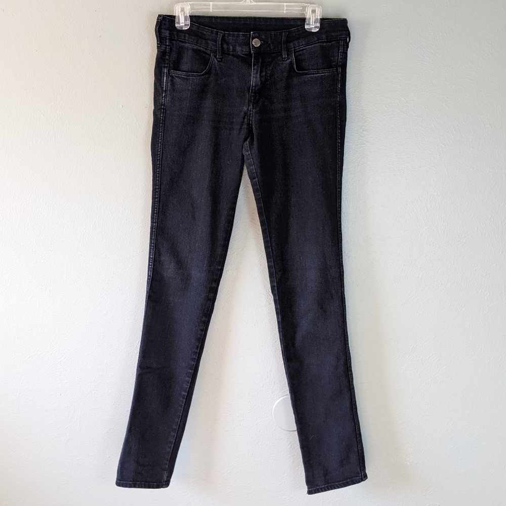 Black Denim Skinny Low Rise Jean Size 30/32